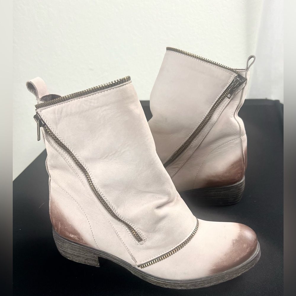 💥Sundance, Size 7.5, Moto Gray Boots